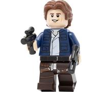 LEGO Star Wars: Han Solo Minifigura con pelo ondulado y pistolas gemelas - por Slave One 20th Anniversary Set (75243)