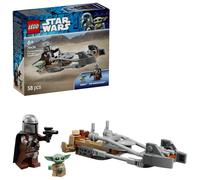 LEGO STAR WARS La Motocicleta De Speeder De The Mandalorian & Grogu 75436