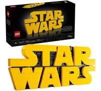 LEGO Star Wars 75407 Logotipo de Star Wars para Construir - Maqueta 3D de Colección para Adultos - Decoración para Hogar y Oficina - Regalo para Hombres, Mujeres, Adolescentes y Fans