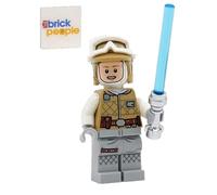 LEGO Star Wars: Luke Skywalker Hoth Minifigura (cabeza de pasamontañas) con sable de luz y pistola