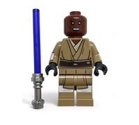 LEGO Star Wars: Mace Windu Minifigura con brazos impresos - de Repulic Fighter Tankl