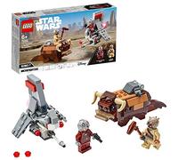 LEGO Star Wars - Microfighters: Saltacielos T-16 vs. Bantha, Juguete de La Guerra de las Galaxias una Esperanza, Incluye Minifigura de Piloto, un Bandido y Bantha (75265)