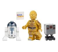 LEGO Star Wars: Minifiguras de R2-D2 y C-3PO con Gonk Droid (GNK)