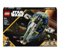 LEGO Star Wars Nave Estelar de Jango Fett 75433 | Juguetes para niños de 9+ años, nave con alas que rotan y 3 minifiguras incl. Boba Fett, regalo de cumpleaños, 707 piezas