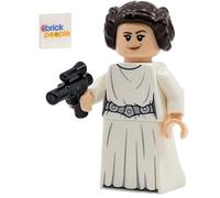 LEGO Star Wars: Princesa Leia Minifigura con pistola Blaster y capa adicional
