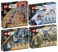 Lego Star Wars Set Clone Trooper & Battle Droid Pack, 332ª Companie 501st Clone Troopers & Snowtrooper Pack