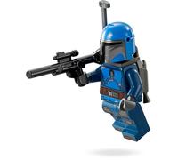 Lego Star Wars: Set de Figuras Mandalorian - Guerrero Con Gran Bláster y Mochila para Cohetes - Alternativa al Paquete de Batalla, Juego de Minifiguras Mandalorian