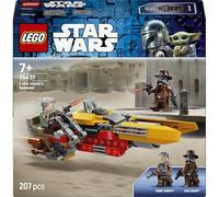 LEGO Star Wars Speeder de Cobb Vanth 75437 | Juguetes para niños de 7+ años, moto de juguete con minifiguras de Cobb Vanth y Cad Bane, regalo de cumpleaños, 207 piezas