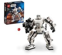 LEGO Star Wars Stormtrooper Mech 75370 Star Wars coleccionable para niños, esta figura de acción de Star Wars para construir cuenta con una cabina, lanzador para construir y minifigura icónica de
