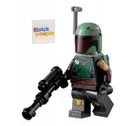 LEGO Star Wars The Book of Boba Fett Minifigure: Boba Fett con armadura Beskar, Blaster y Jet Pack