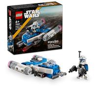 Lego Star Wars: The Clone Wars Capitán Rex Y-Wing Microfighter - Juego de construcción de microluchador Coleccionable de Star Wars para niños con minifigura del Capitán Rex, Regalo para niños y niñas
