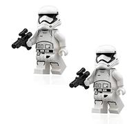 LEGO Star Wars The Force Awakens - Minifigura de Star Wars (2 Unidades), diseño de Soldado de Asalto con Pistola Blaster