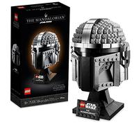 LEGO Star Wars The Mandalorian Helmet 75328 Kit de modelo para construir, juego de decoración coleccionable para adultos, hombres, mujeres, mamá, papá, idea de regalo coleccionable
