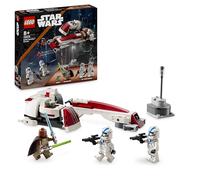 LEGO Star Wars: The Mandalorian Huida en Speeder BARC, Moto con Sidecar de Juguete de Construcción Inc. Kelleran Beq y Grogu (Baby Yoda), Regalo para Niños, Niñas y Fans de 8 Años o Más 75378