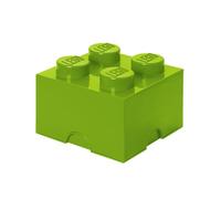 LEGO - Storage Brick 4, caja de almacenamiento, color verde lima (Room Copenhagen 4003)