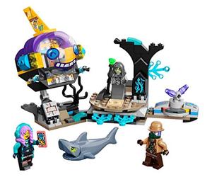 LEGO- Submarino de J. B. Hidden Side Aplicación AR, Set de Juego de Realidad Aumentada Multijugador Interactivo para iPhone/Android, Multicolor (70433)