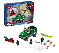 LEGO Super Heroes - Asalto Camionero del Buitre, Set de Construcción para Fans de Marvel, Recomendado a Partir de 4 Años, Incluye un Camión de Juguete y la Moto de Spider-man (76147)