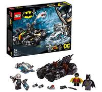 LEGO Super Heroes - Batalla en la Batmoto contra Mr. Freeze Juguete de construcción de Aventuras de superhéroes, incluye Motocicleta de Batman y Figura de un Supervillano, Novedad 2019 (76118)