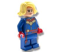 LEGO Super Heroes Capitán Marvel - Minifigura de pelo amarillo de 76152 (en bolsa)
