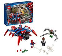 LEGO Super Heroes - Spider-Man vs. Doc Ock, Juguete de Construcción 2 en 1 del Universo Marvel, Incluye una Moto y Minifigura de Spider-girl (76148)
