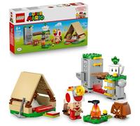 LEGO Super Mario De Acampada con el Capitán Toad - Juego Interactivo con 3 Figuras Inc. Goomba - Tienda de Campaña y Puente Que Se Derrumba - Regalo Gamer para Niños y Niñas de 6+ Años 72040