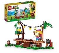 LEGO Super Mario Dixie Kong's Jungle Jam Expansion Set 71421, juego de regalo de Super Mario para niños y niñas de 7 a 9 años, juego de juguete para construir con 2 figuras de Super Mario construidas