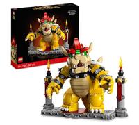 LEGO Super Mario El Poderoso Bowser, Maqueta 3D para Construir, Figura Articulada, Casa Decoración, Coleccionable Mario Bros, Idea de Regalo para Adultos 71411