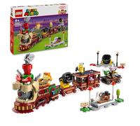 LEGO Super Mario El Tren expreso Bowser - Juguete Interactivo xon 2 Estaciones y 6 Figuras Inc. Hermano Martillo y 2 Goombas - Regalo Gamer para Niños y Niñas de 9+ Años 71437