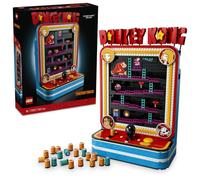LEGO Super Mario Máquina Recreativa de Donkey Kong - Kit de Maqueta 3D para Adultos con Joystick y Barriles - Decoración del Cuarto de Juegos - Regalo para Gamers y Fans de Juegos Arcade - 72051