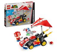 LEGO Super Mario: Mario Kart: Kart Estándar Coche de Carreras de Juguete, Juego Infantil para Colección del Videojuego Nintendo, Figura de Toad, Regalo Gamer para Niños y Niñas de 7 Años o Más 72032