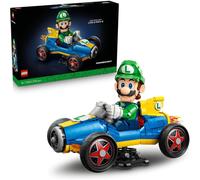 LEGO Mario Kart: Luigi y Mach 8 - Figura Articulada de Personaje de Nintendo Super Mario y Maqueta de Coche para Adultos - Merchandising Coleccionable - Regalo para Gamers y Fans - 72050