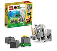 LEGO Super Mario Rambi The Rhino Expansion Set 71420, juego de juguetes de construcción inspirado en el juego para combinar con un curso de iniciación, este juguete coleccionable de Super Mario Bros