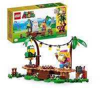 LEGO Super Mario Set de Expansión: Jaleo en la Jungla con Dixie Kong con Las Figuras de Dixie Kong y Squawks el Loro, Juguete de Construcción para Combinar con el Pack Inicial 71421