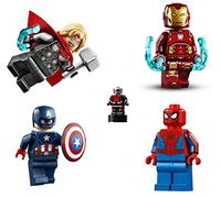 LEGO Superheroes Avengers Lot: Thor, Capitán América, Spiderman, Micro Ant Man y Iron Man