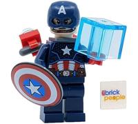 LEGO Superhéroes: Capitán América Minifig with Jetpack and Tesseract