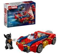 LEGO Superhéroes - Coche de Spider-Man vs. Lobezno Venomizado - 76336
