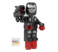 LEGO Superheroes: Minifigura de máquina de guerra con cañón de hombro, Blaster y (James Rhodes) 2024
