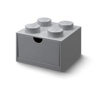 LEGO- Tavitoys, Desk Brick Drawer 4 Gris Juguetes para apilar y encajar, Color, pequeño (Room Copenhagen 40201740)