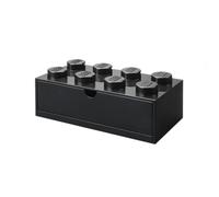 LEGO- Tavitoys, Desk Brick Drawer 8 Negro Juguetes para apilar y encajar, Color, grande (Room Copenhagen 40211733)