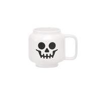 Taza de Cerámica Grande de Esqueleto (blanca)