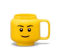 Room Copenhagen Taza de Cerámica LEGO Pequeña Boy - 255 ml Diseño Divertido con Chica Guiñando - Regalos Únicos para Hombres, Mujeres y Niños, Apta para Lavavajillas