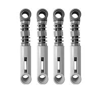 LEGO Technic - 4 amortiguadores 6,5 L (suspensión Suave), Negro y Gris - Muelle 731c06.