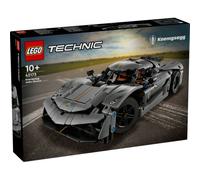 42173 technic koenigsegg jesko absolut supersportwagen in grau, konstruktionsspielzeug
