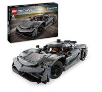 LEGO Technic Hipercoche Koenigsegg Jesko Absolut Gris Coche de Carreras de Juguete de Construcción, Regalo para Niños y Niñas de 10 Años o Más, Kit de Maquetas 42173