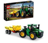 LEGO Technic, John Deere 9620R 4WD Tractor de Juguete con Remolque Basculante, Juegos de Granja de Estilo Clásico, Regalo para Niños y Niñas de 8 Años o Más, Maqueta de Vehículo Coleccionable 42136