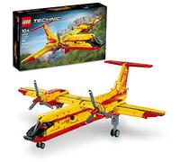 LEGO Technic - Juguete de construcción de avión de bombero, juego de avión modelo 42152, con auténticos detalles de rescate de bomberos, diversión de avión de bomberos de ingeniería para niños, niñas