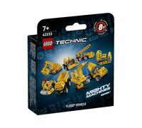 LEGO TECHNIC - MÁQUINAS PODEROSAS, 42233, TIENDA CON LICENCIA OFICIAL, JUGUETES, PELÍCULA, LADRILLOS, BRICKS, PIEZAS, BLOQUES, TRACTOR, RETROESCAVADORA, CAMIÓN, CARGADORA, PALA