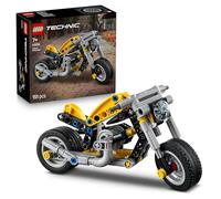 LEGO Technic Moto Amarilla de Juguete - Kit de Construcción de Maqueta de Vehículo con Motor de 3 Pistones - Decoración del Dormitorio - Regalo STEM para Niños de 7+ Años y Fans de la Ingeniería 42225