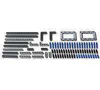 LEGO TECHNIC - Paquete de 82 piezas de piezas suplementarias: vigas, elevadores y pines originales de LEGO. Mindstorms, EV3, NXT