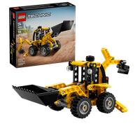 LEGO Technic Pala Mixta, Retroexcavadora de Juguete, Vehículo y Maquinaria de Construcción, Excavadora de Obra, Regalo de Cumpleaños para Niños y Niñas de 7 Años o Más 42197
